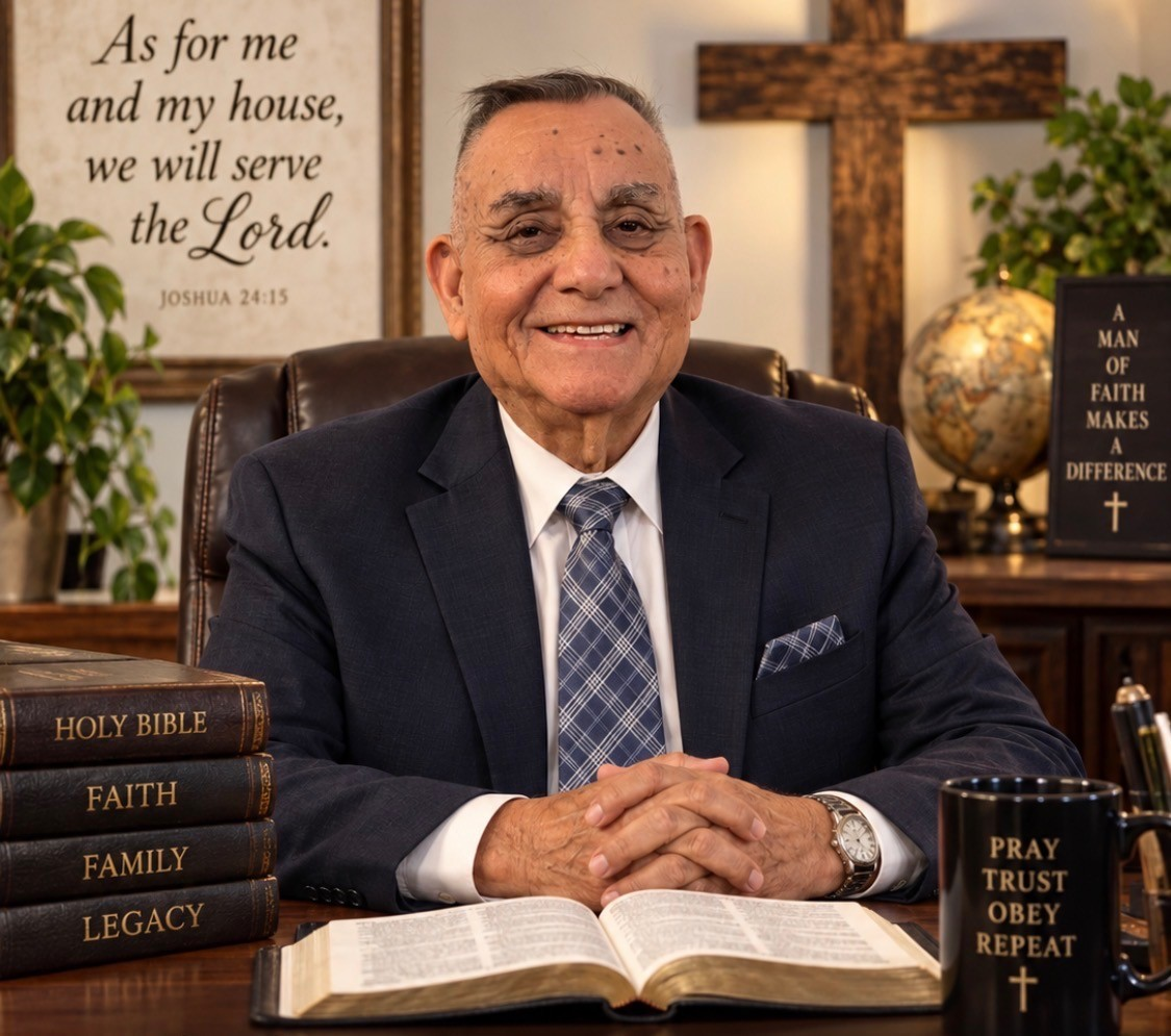 Portrait of Deacon Rudy Hernandez at Primera Baptist Church
